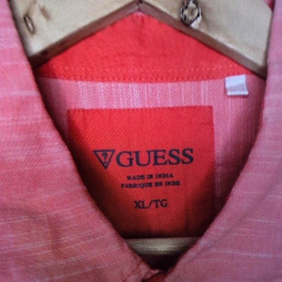 Guess Pink Button-Front Utility Shirt - Picture 6 of 6